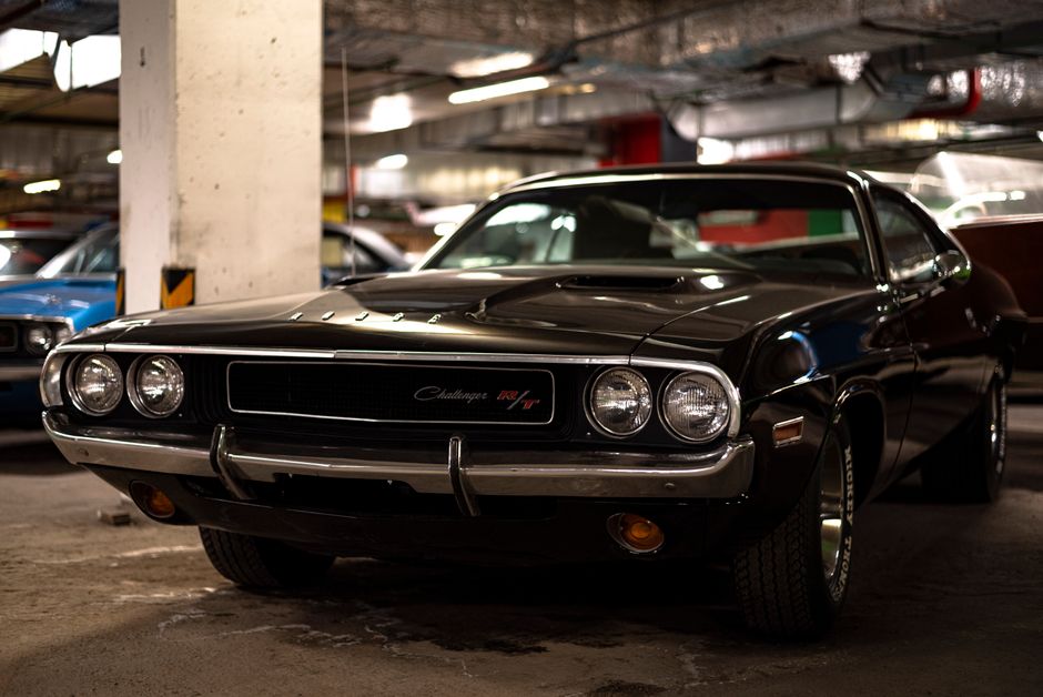 A classic muscle car